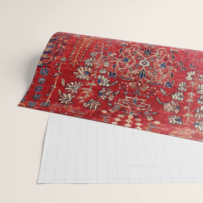 Sultanabad Arak West Persian Rug Print Wrapping Paper Gallery Image 2