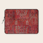 Sultanabad Arak West Persian Rug Print Laptop Sleeve Gallery Image 1