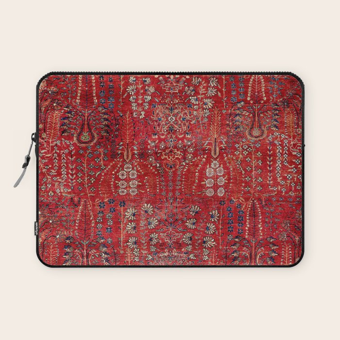 Sultanabad Arak West Persian Rug Print Laptop Sleeve Gallery Image 1