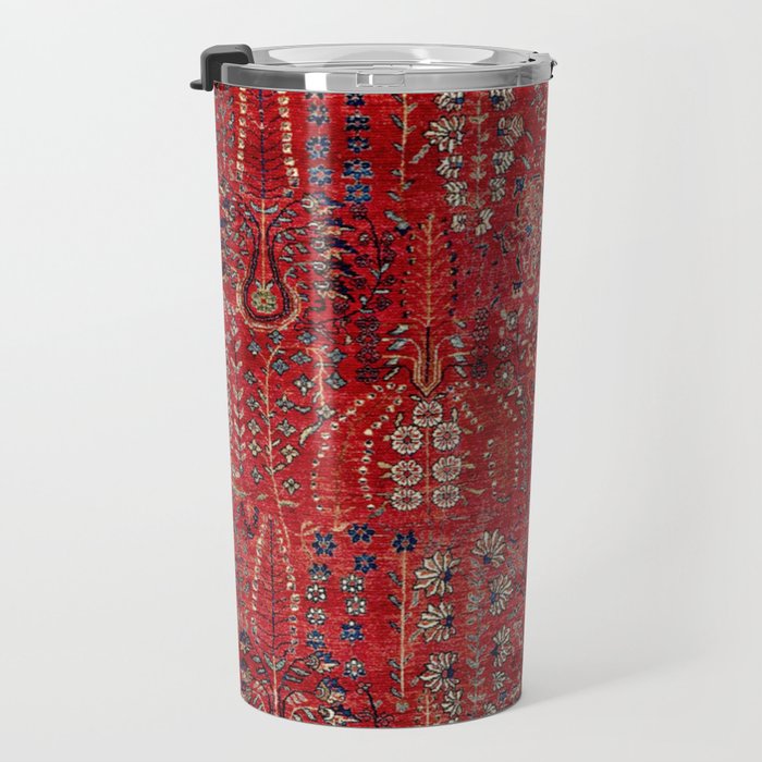 Sultanabad Arak West Persian Rug Print Travel Mug Gallery Image 3