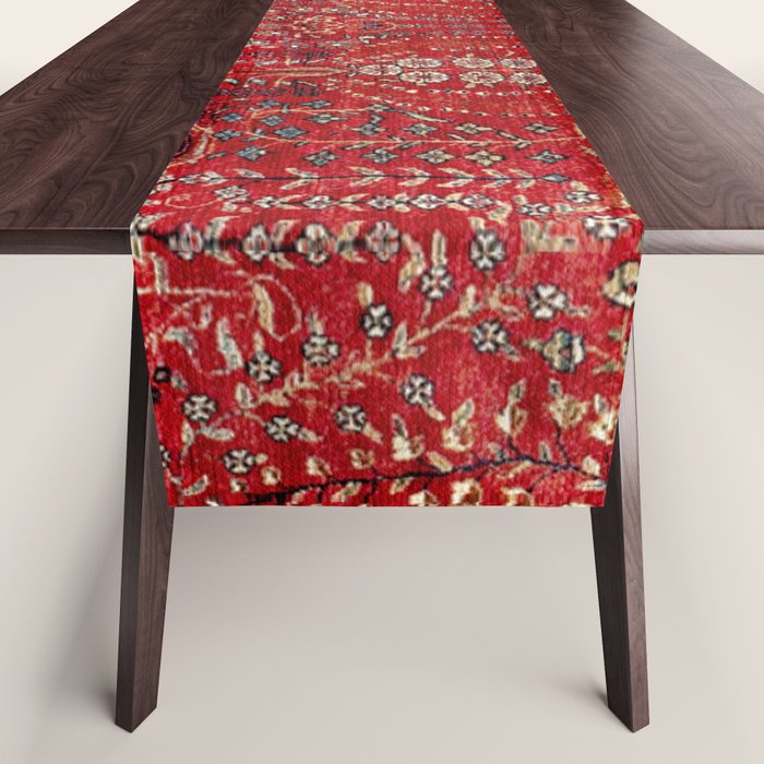 Sultanabad Arak West Persian Rug Print Table Runner Gallery Image 1