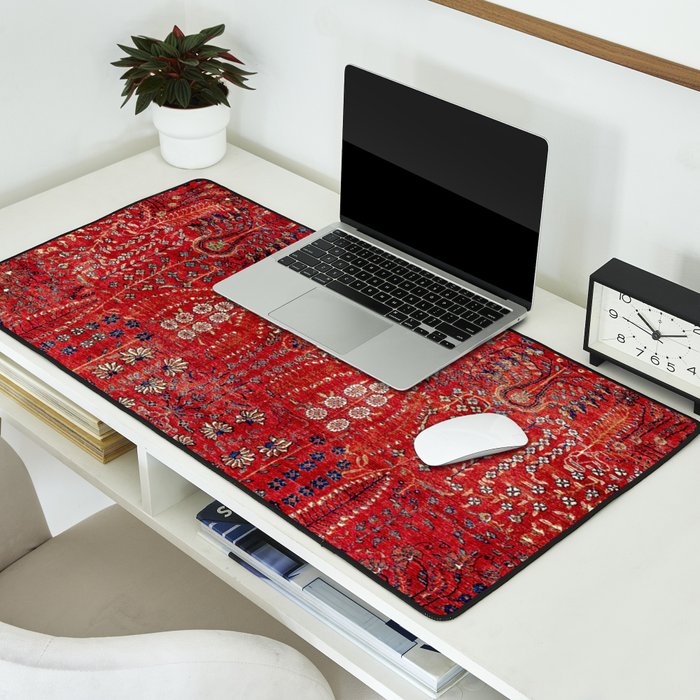 Sultanabad Arak West Persian Rug Print Desk Mat Gallery Image 2