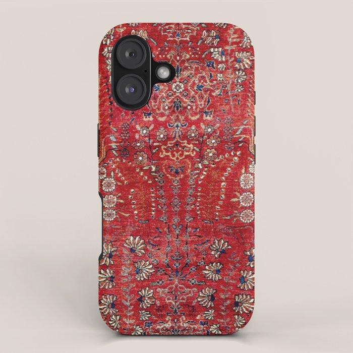 Sultanabad Arak West Persian Rug Print iPhone Case Gallery Image 1