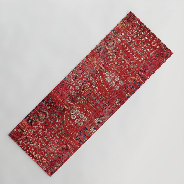 Sultanabad Arak West Persian Rug Print Yoga Mat Gallery Image 1