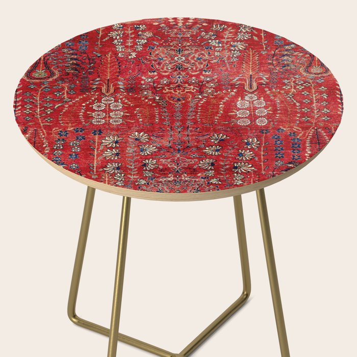 Sultanabad Arak West Persian Rug Print Side Table Gallery Image 2