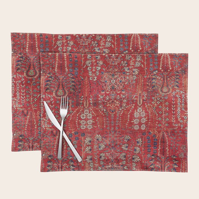 Sultanabad Arak West Persian Rug Print Placemat Gallery Image 1