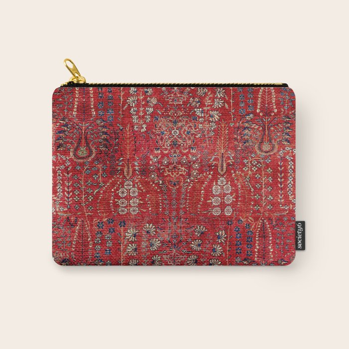 Sultanabad Arak West Persian Rug Print Carry All Pouch Gallery Image 1