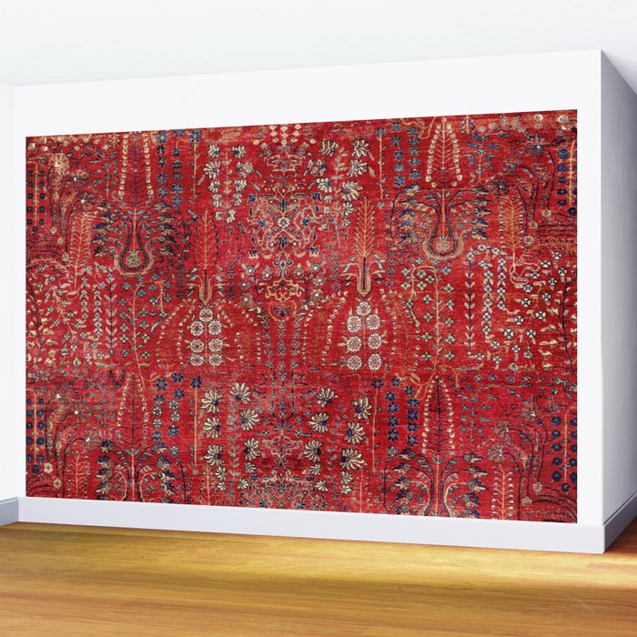 Sultanabad Arak West Persian Rug Print Wall Mural Gallery Image 2