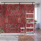 Sultanabad Arak West Persian Rug Print Wall Mural Gallery Image 1