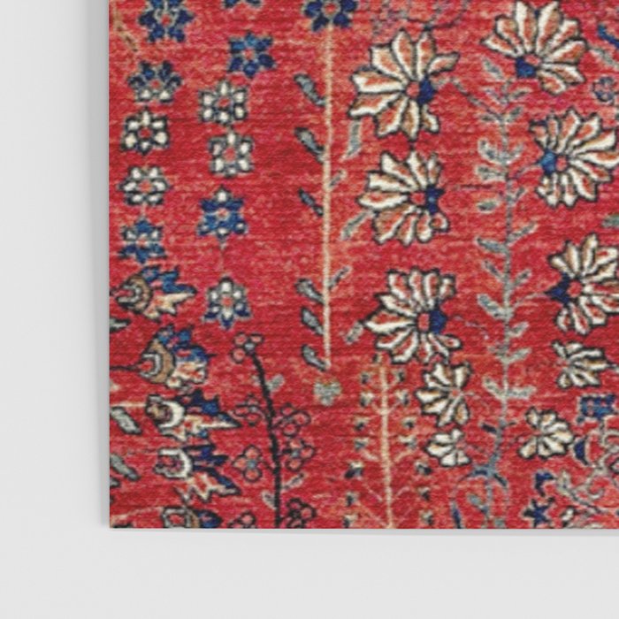 Sultanabad Arak West Persian Rug Print Poster Gallery Image 3