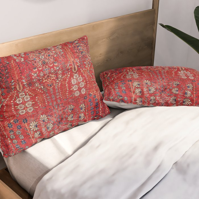 Sultanabad Arak West Persian Rug Print Pillow Sham Gallery Image 2