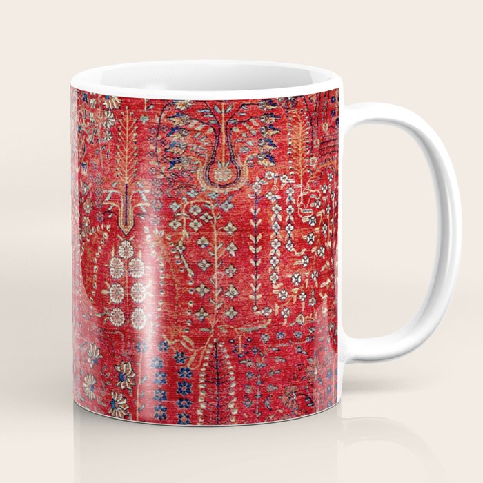Sultanabad Arak West Persian Rug Print Coffee Mug Gallery Image 1