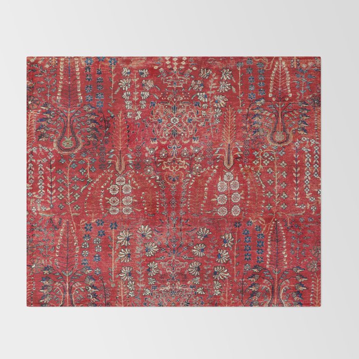 Sultanabad Arak West Persian Rug Print Throw Blanket Gallery Image 2