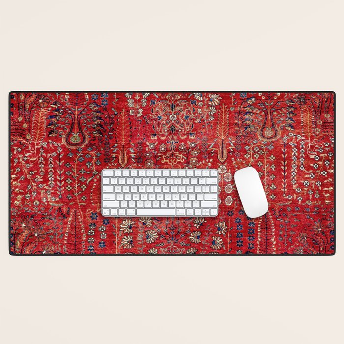 Sultanabad Arak West Persian Rug Print Desk Mat Gallery Image 1
