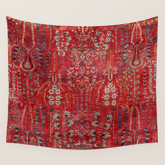 Sultanabad Arak West Persian Rug Print Wall Tapestry Gallery Image 4
