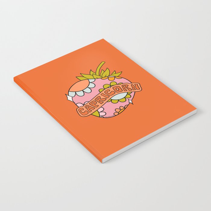 Capricorn Strawberry Notebook Gallery Image 2