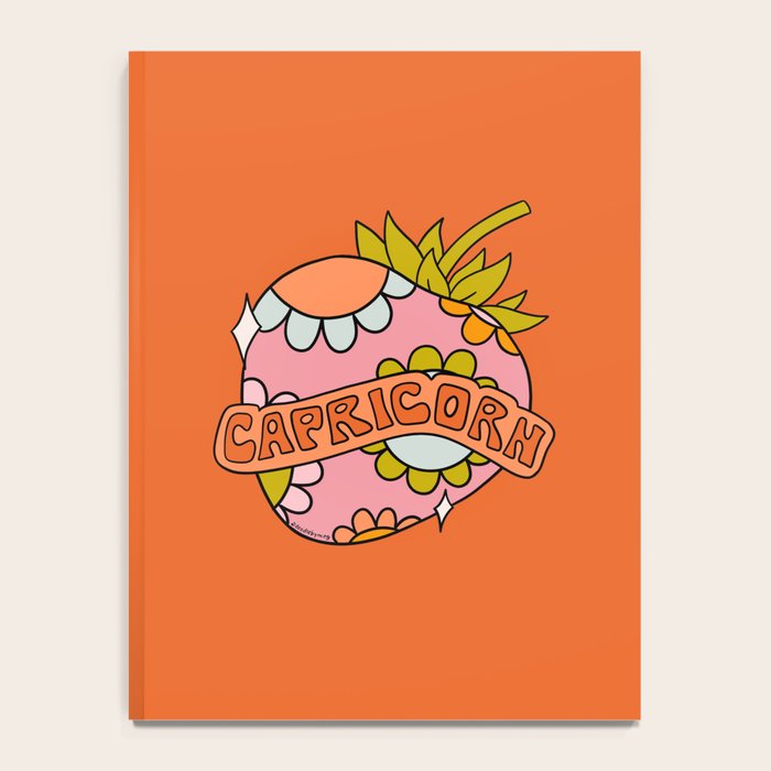 Capricorn Strawberry Notebook Gallery Image 4