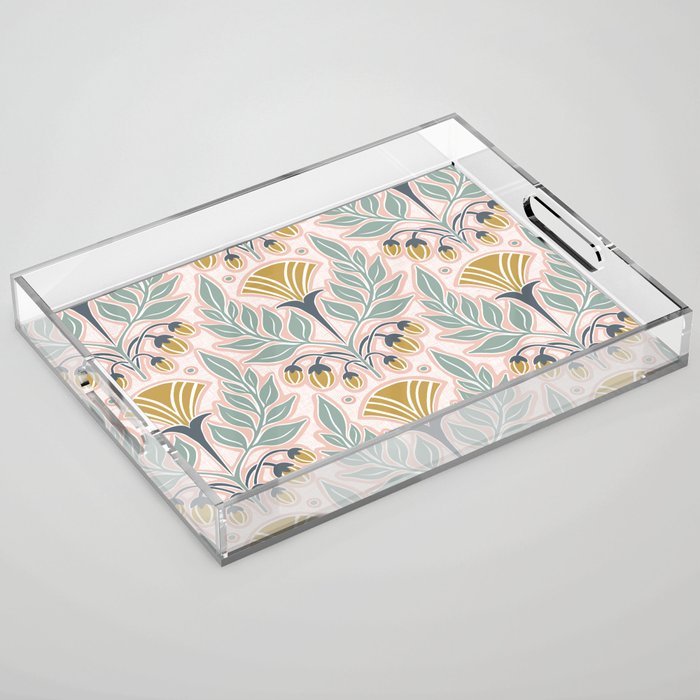 La Floraison - Blush Pink Acrylic Tray Gallery Image 1