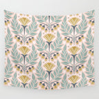 La Floraison - Blush Pink Wall Tapestry Gallery Image 4