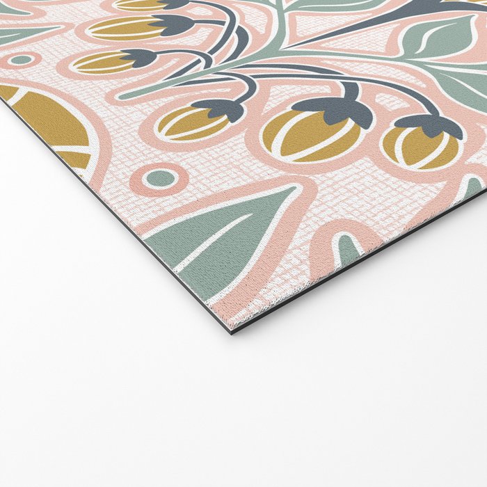 La Floraison - Blush Pink Welcome Mat Gallery Image 2
