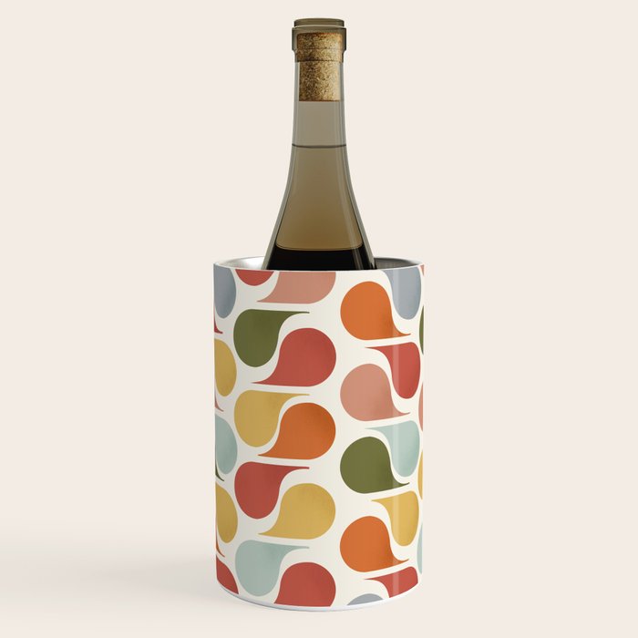 retro pattern no4 Wine Chiller Gallery Image 2