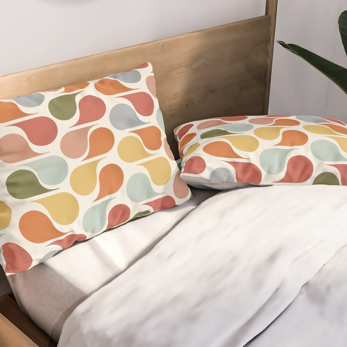 retro pattern no4 Pillow Sham Gallery Image 2