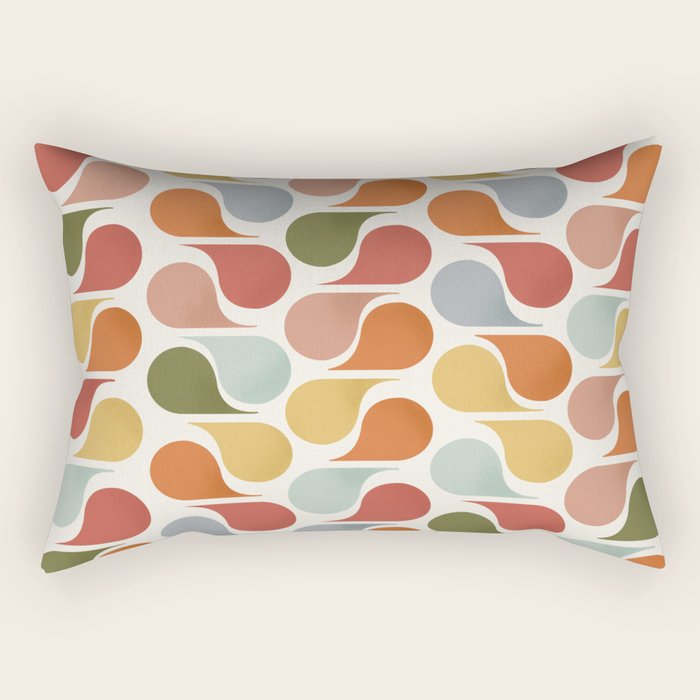 retro pattern no4 Rectangular Pillow Gallery Image 1