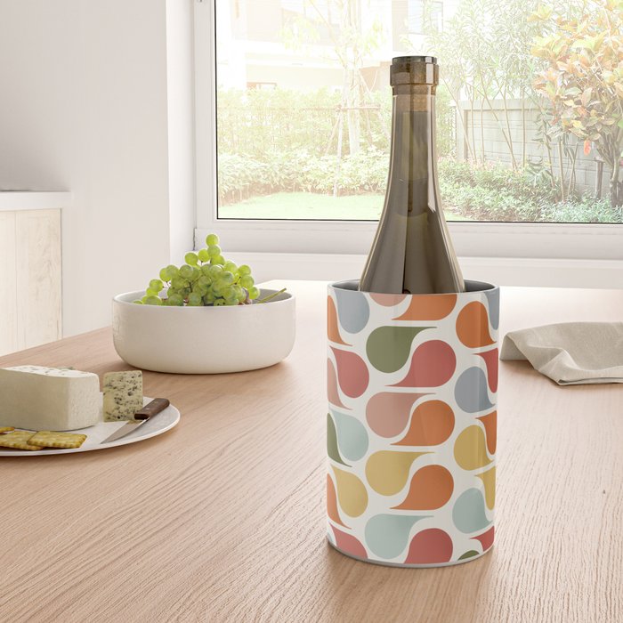 retro pattern no4 Wine Chiller Gallery Image 4