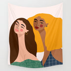 Girl Power Friendship Wall Tapestry Gallery Image 4