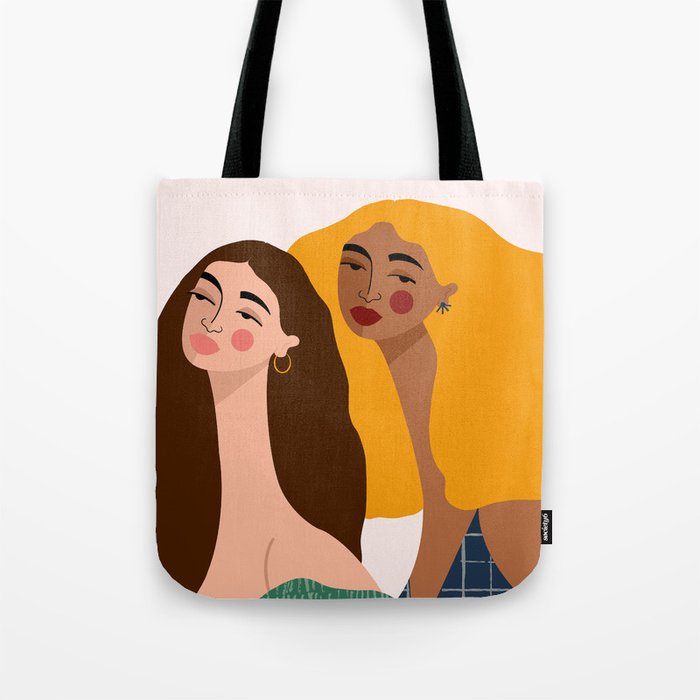 Girl Power Friendship Tote Bag Gallery Image 1