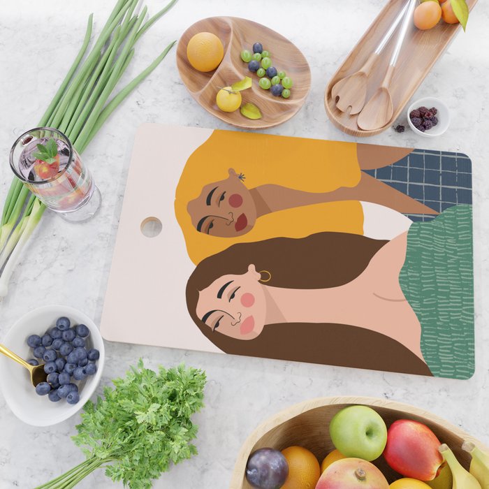 Girl Power Friendship Cutting Board Gallery Image 2