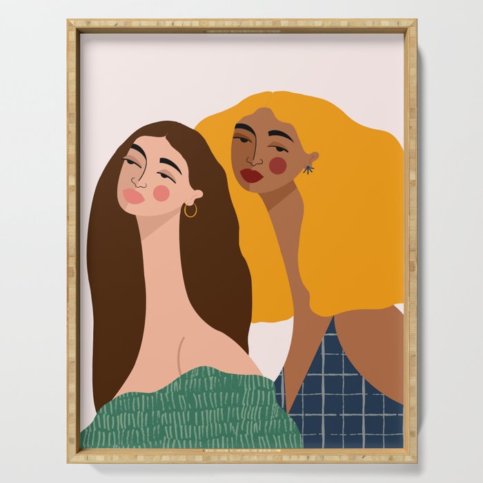 Girl Power Friendship Serving Tray Gallery Image 1