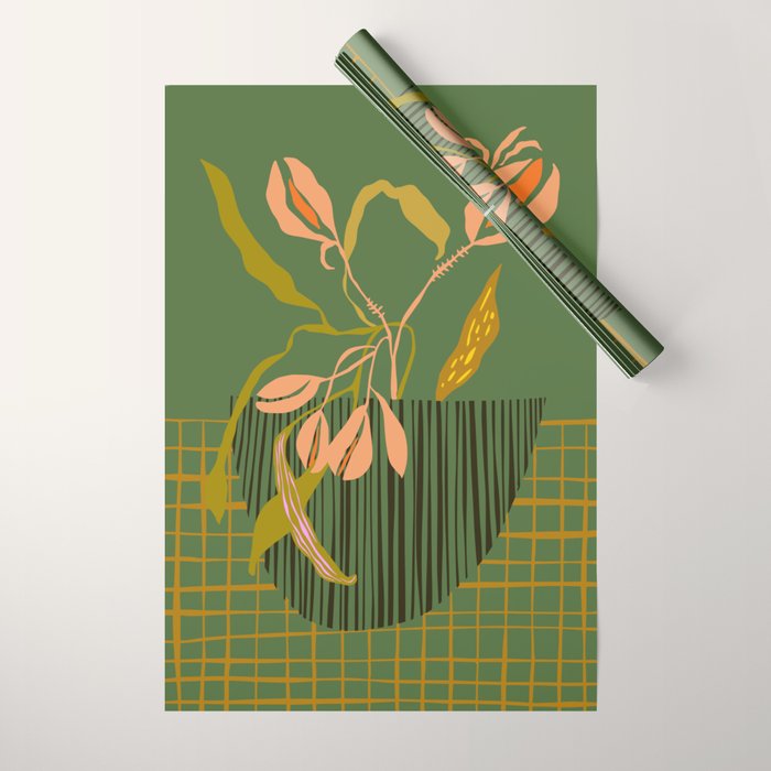Greenery Market New York Wrapping Paper Gallery Image 1