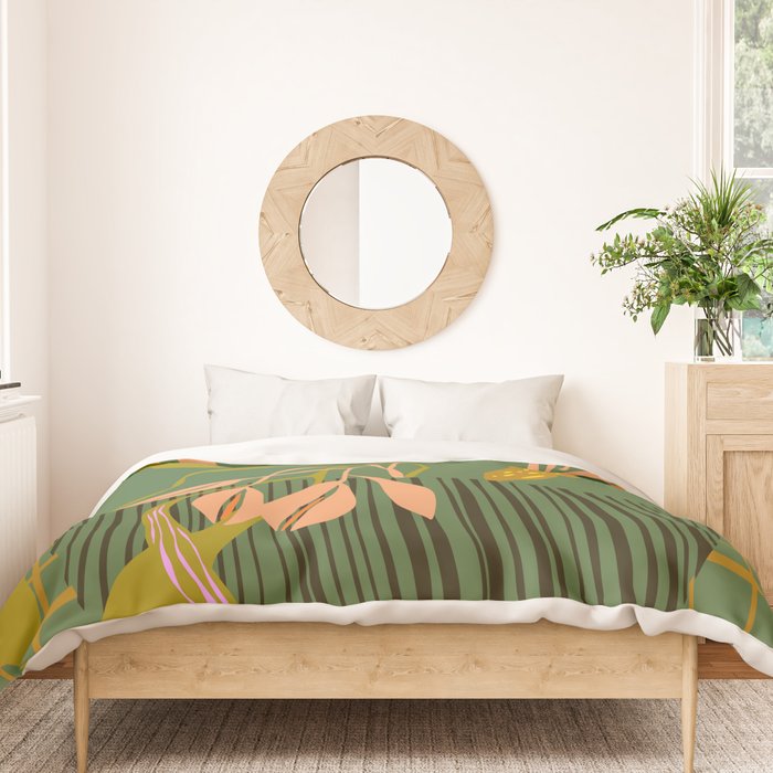 Greenery Market New York Duvet Cover Gallery Image 3