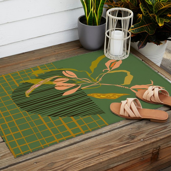 Greenery Market New York Outdoor Rug Gallery Image 2