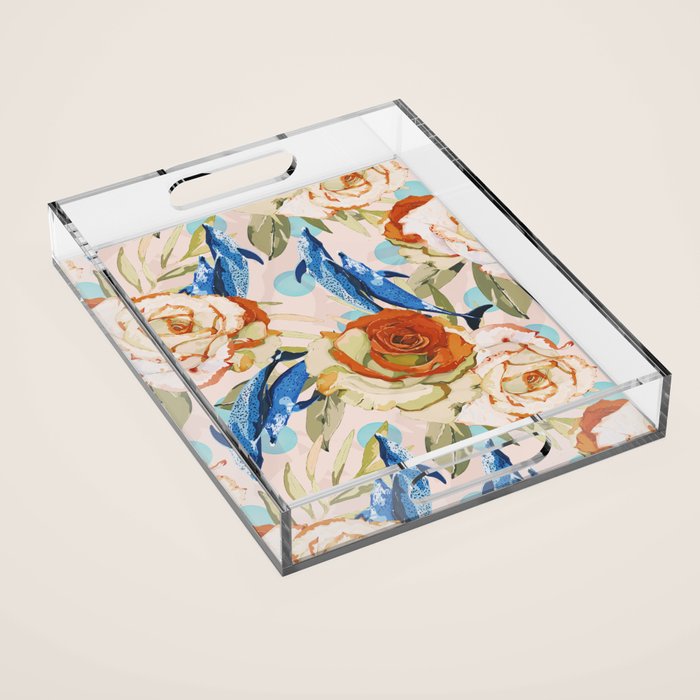 Dolphin Eternal Spring Charm Acrylic Tray Gallery Image 1