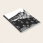 âRiding Out From The Abbeyâ by Aubrey Beardsley Notebook Gallery Image 3