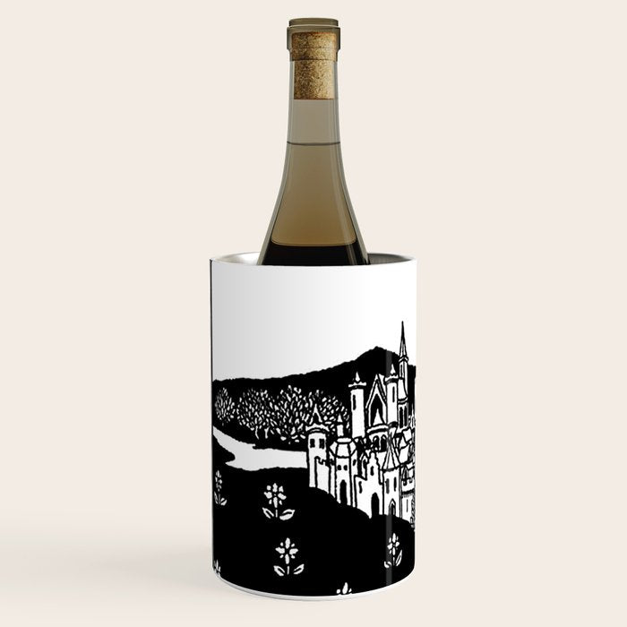 âRiding Out From The Abbeyâ by Aubrey Beardsley Wine Chiller Gallery Image 2