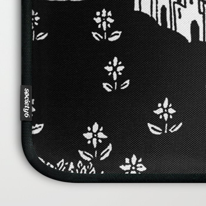 âRiding Out From The Abbeyâ by Aubrey Beardsley Laptop Sleeve Gallery Image 3