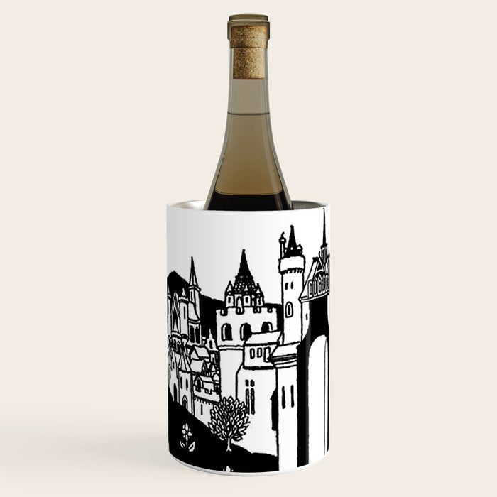âRiding Out From The Abbeyâ by Aubrey Beardsley Wine Chiller Gallery Image 1
