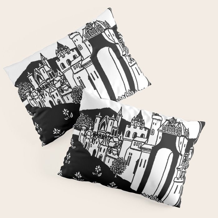 âRiding Out From The Abbeyâ by Aubrey Beardsley Pillow Sham Gallery Image 3