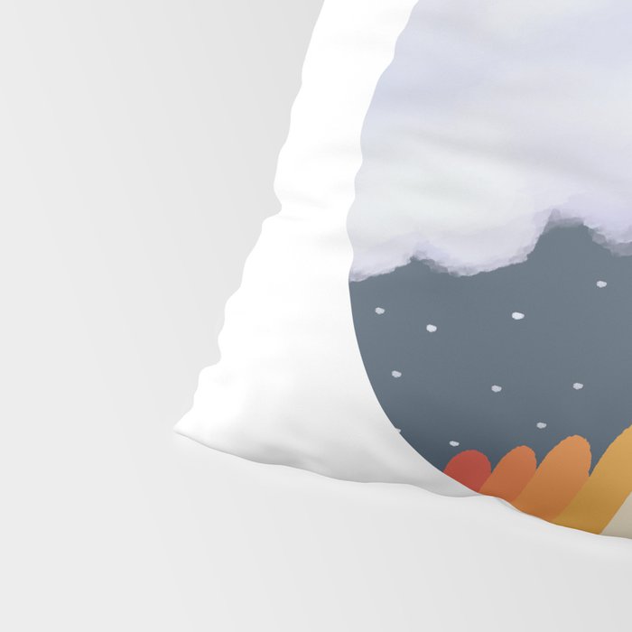 Space Rocket Print, Galaxy Outer Space Pattern Pillow Sham Gallery Image 4