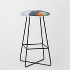 Space Rocket Print, Galaxy Outer Space Pattern Stool Gallery Image 1