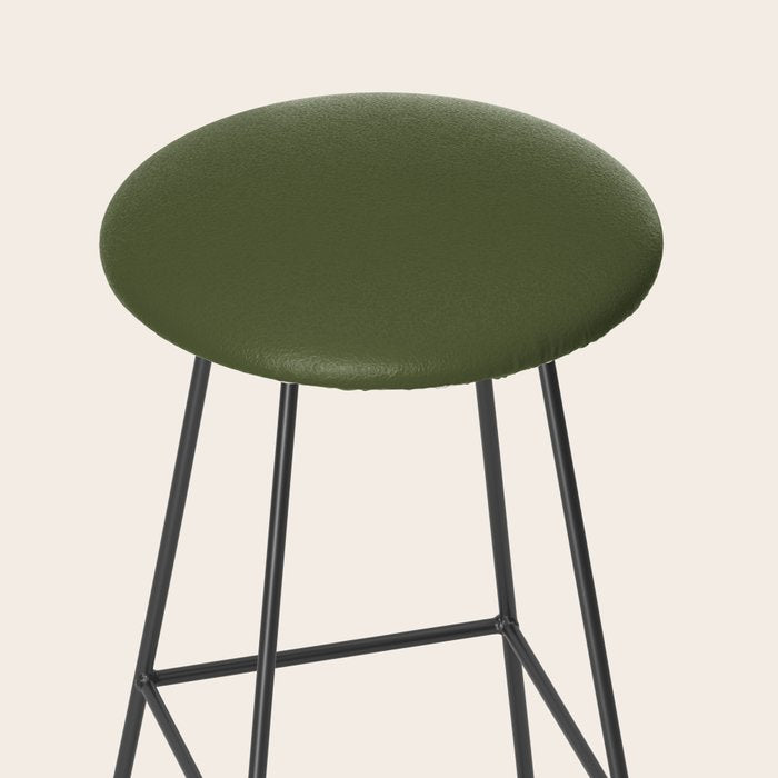 Solid Moss Green Stool Gallery Image 2