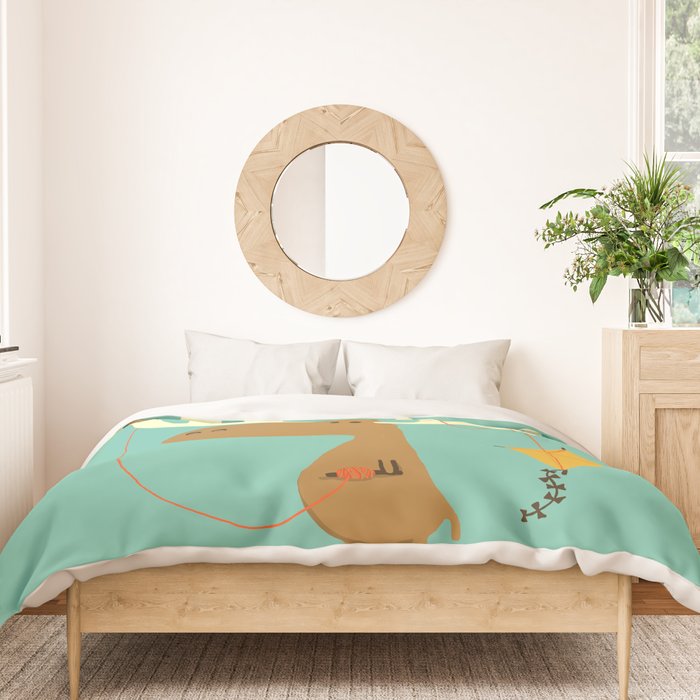 A moose ing Duvet Cover Gallery Image 3