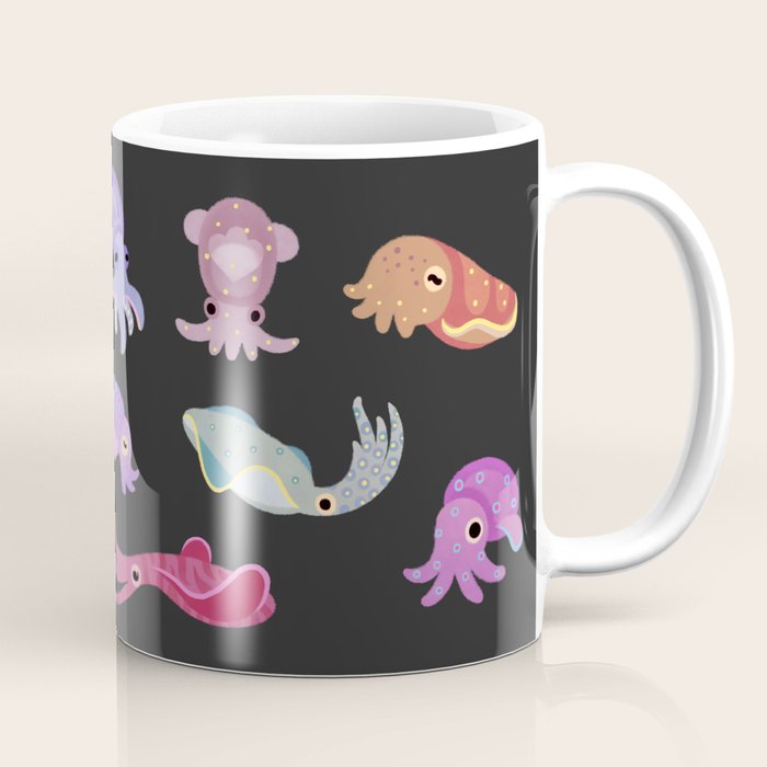Squids - black Coffee Mug Gallery Image 1