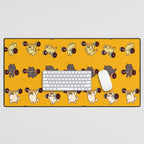 Olympic Lifting Cat Desk Mat Gallery Image 1