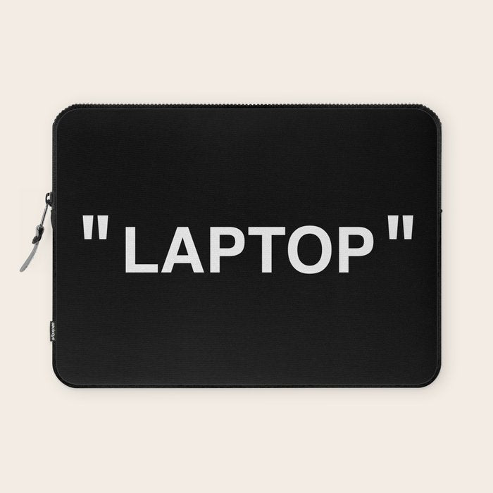 " Art " (Negative) Laptop Sleeve Gallery Image 1