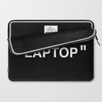 " Art " (Negative) Laptop Sleeve Gallery Image 2