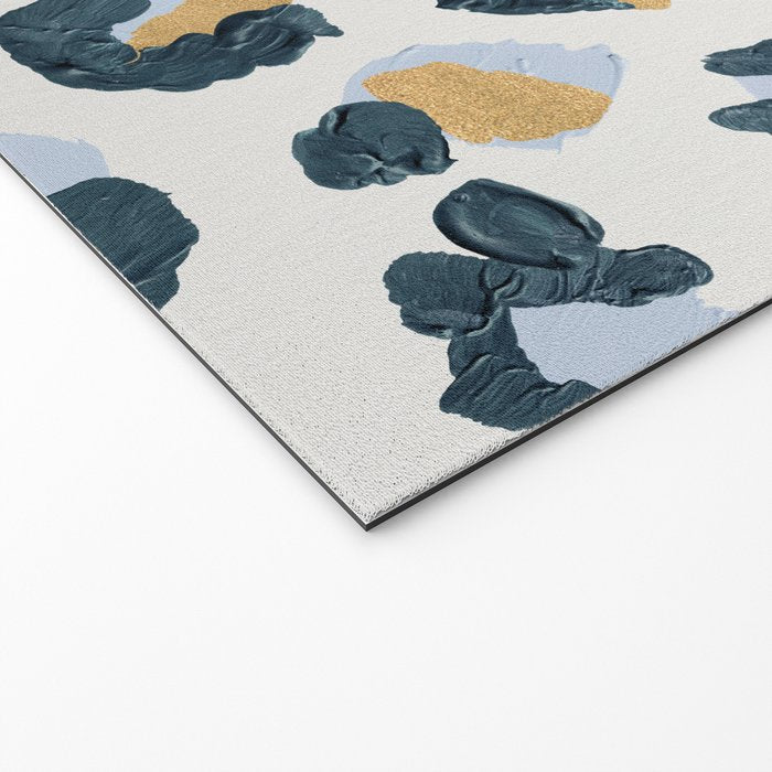 Snow Leopard Print Welcome Mat Gallery Image 2